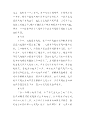 财务咨询实习生周报-